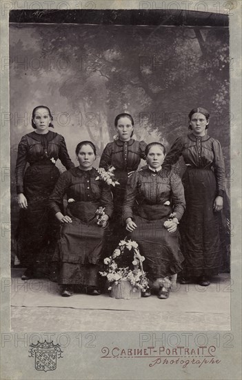 The Shcherbakov sisters from the village of Khomutovo, 1918. Creator: Unknown.