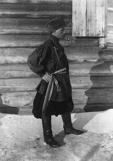 Miner's festive costume, 1911. Creator: Unknown.