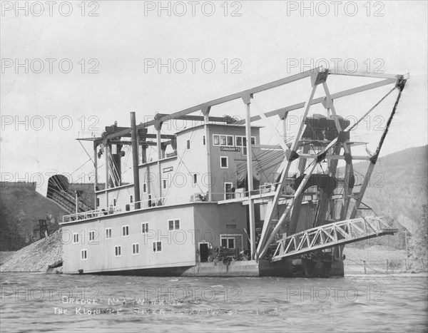 Gold dredge, 1915. Creator: Unknown.