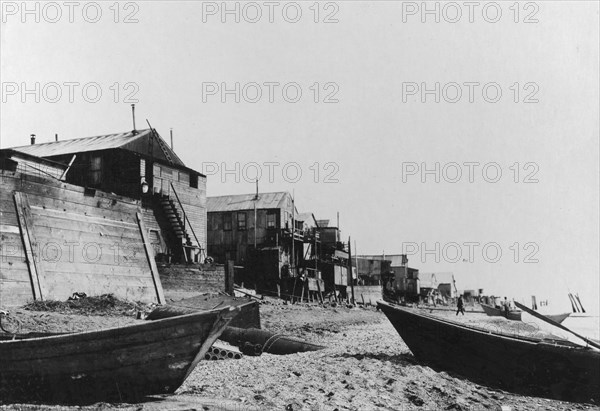 Fisherman's homes, 1916(?). Creator: Unknown.