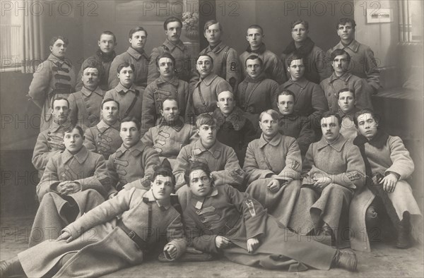 The first congress of commanders and administrative staff of special-purpose units of the..., 1923. Creator: A A Khaimovich.