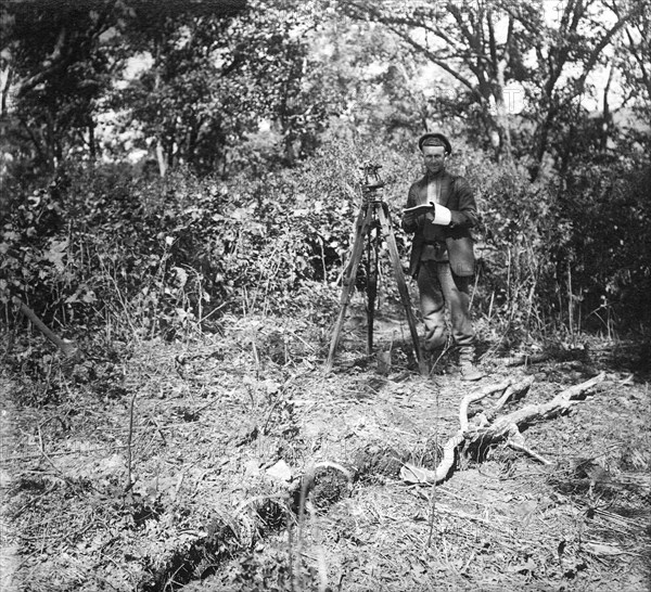 Members of an Expedition in Suchan, 1920-1929. Creator: Mikhail Alekseevich Pavlov.