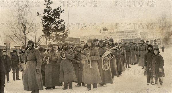 Berd battalion of the Red Banner Regiment, 1928. Creator: GP Putintsev.