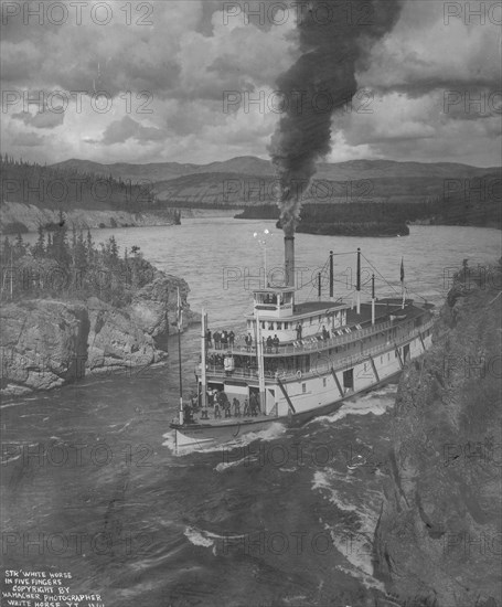 Steamer "White Horse" in Five Fingers, 1920. Creator: Unknown.