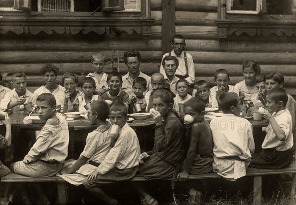 The Jewish Model Children's Commune in Malakhovka Near Moscow, 1921-1922. Creator: Unknown.