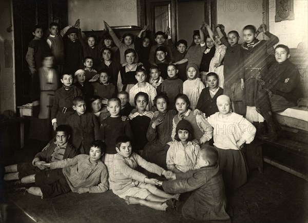 Playground - Gymnastics group, Minsk, 1920-1929. Creator: Unknown.