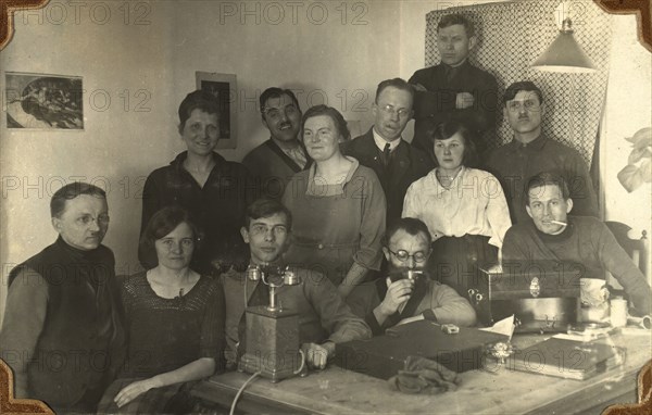 International Group in Our House, 1926. Creator: Unknown.