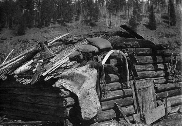 Yurt of the Ilga Tungus, 1920-1929. Creator: Unknown.