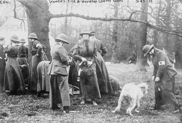 Women's Sick and Wounded Convoy Corps, Eng., between c1910 and c1915. Creator: Bain News Service.