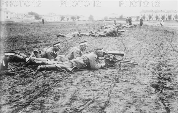 Bulgaria, rapid fire guns, between 1914 and c1915. Creator: Bain News Service.