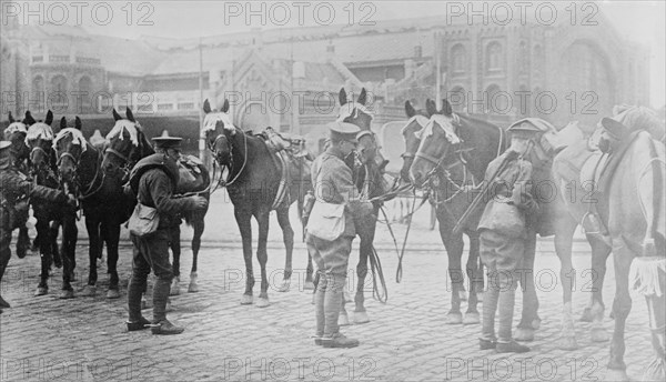 British in Boulogne, between c1914 and c1915. Creator: Bain News Service.