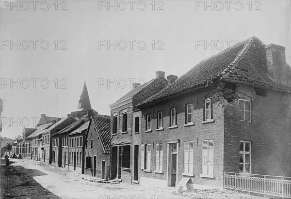 Haelen after battle, 1914. Creator: Bain News Service.