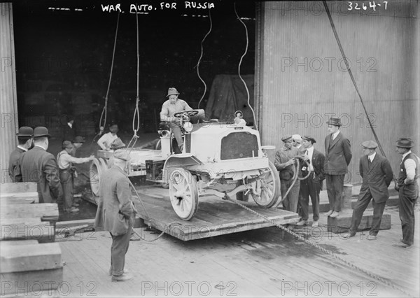 War Auto for Russia, between c1914 and c1915. Creator: Bain News Service.