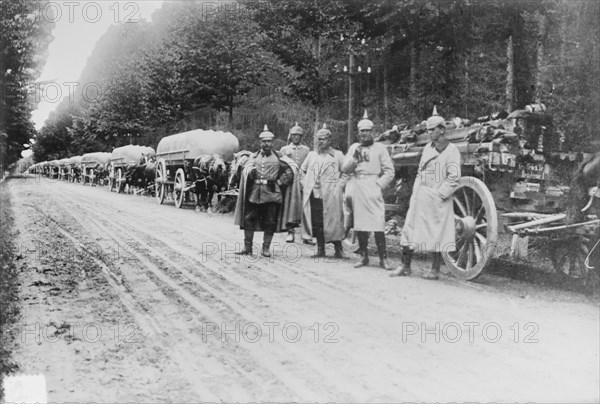 German bridge train, between c1914 and c1915. Creator: Bain News Service.