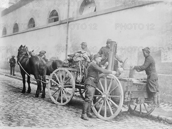 German Kitchen taken by French, 29 Oct 1914. Creator: Bain News Service.