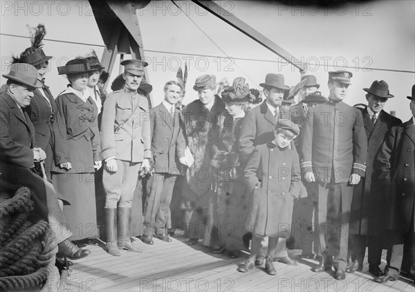 Departure of U.S.S. Jason: between c1914 and c1915. Creator: Bain News Service.