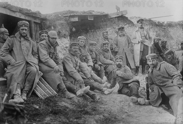 Germans at Berry-Au-Bac, Sept 1914. Creator: Bain News Service.