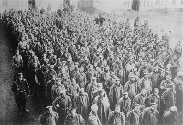 Russian prisoners in Przemysl, between c1914 and c1915. Creator: Bain News Service.