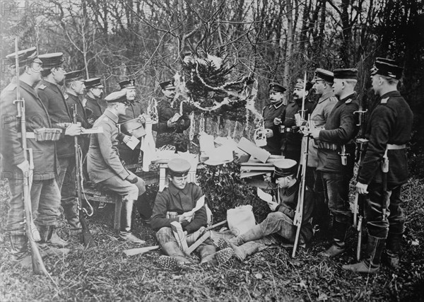 German soldier's Christmas, between 1914 and c1915. Creator: Bain News Service.