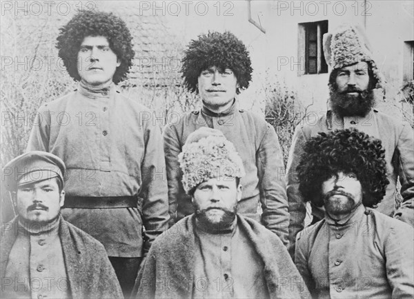 Types of Russian prisoners, between 1914 and c1915. Creator: Bain News Service.