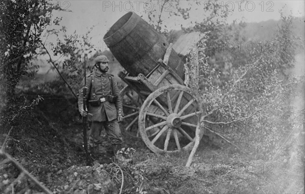 French "42 cm. gun, between 1914 and c1915. Creator: Bain News Service.