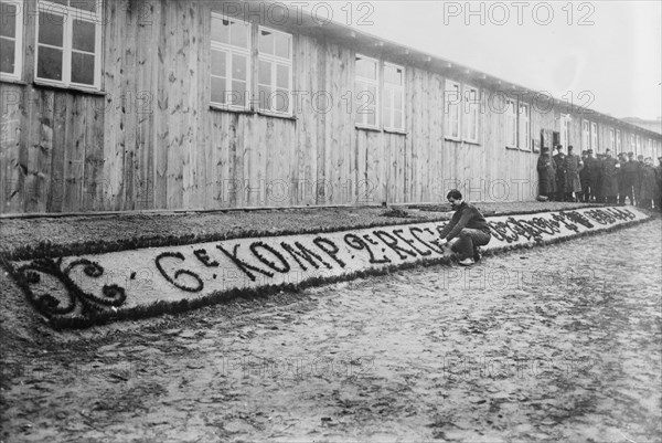 French gardener, Prison camp, Zossen, 24 Feb 1915. Creator: Bain News Service.