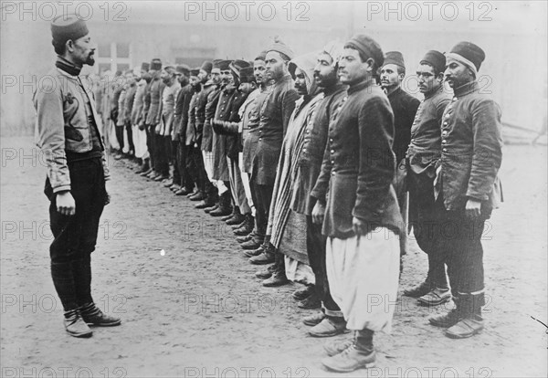 Prisoners at Zossen, between 1914 and c1915. Creator: Bain News Service.