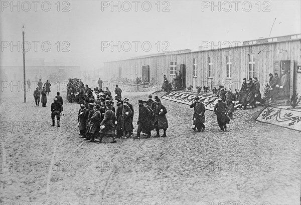 Prison camp, Zossen, between 1914 and c1915. Creator: Bain News Service.