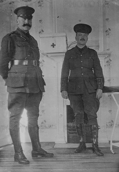 Major Elliott & Captain Young of Canadian Hospital, between 1914 and c1915. Creator: Bain News Service.