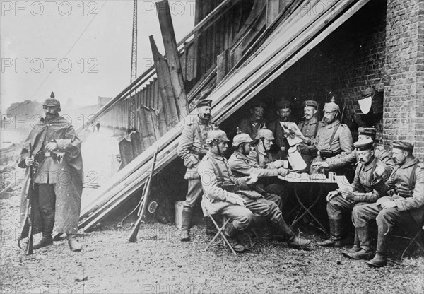 German River patrol, France, between 1914 and c1915. Creator: Bain News Service.