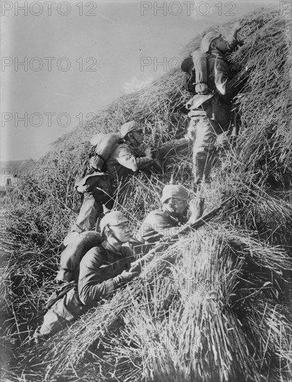 German Patrol in France, between c1914 and c1915. Creator: Bain News Service.