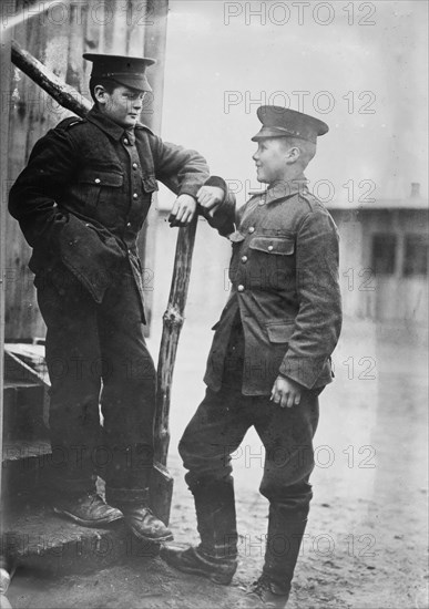 English boys, 14 1/2 & 16 years at Doeberitz, between 1914 and c1915. Creator: Bain News Service.