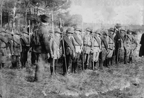 Training German boys for army, between 1914 and c1915. Creator: Bain News Service.