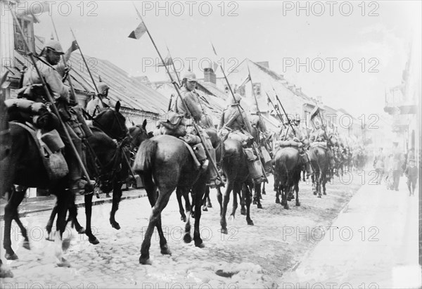 Germans in Lowicz, between 1914 and c1915. Creator: Bain News Service.