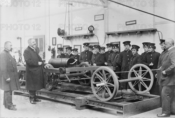 Traning women for street R.R. [i.e., railroad] service Berlin, between 1914 and c1915. Creator: Bain News Service.