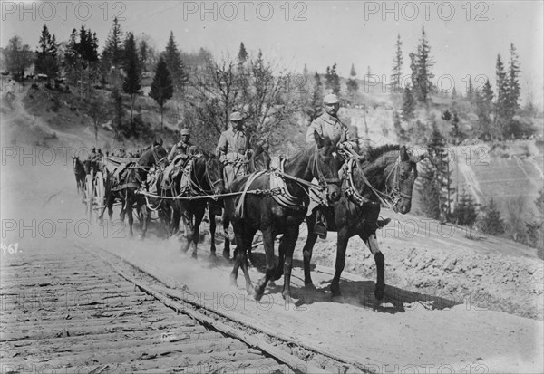 Germans in Carpathians, between c1915 and c1918. Creator: Bain News Service.