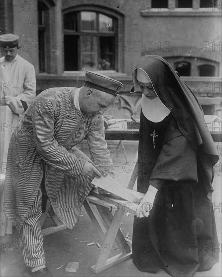 Convalescent German soldier, between c1915 and 1918. Creator: Bain News Service.