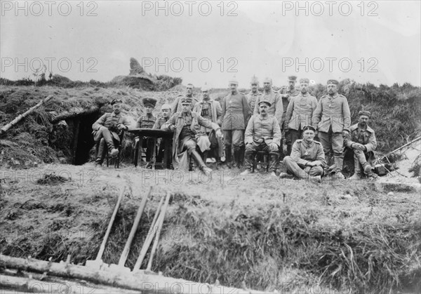 German Army field Hdqrs. near Ostend, between c1914 and c1915. Creator: Bain News Service.