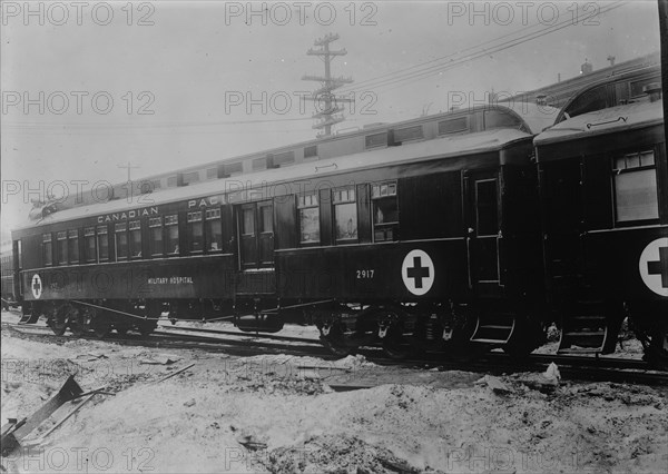 Military Hospital Car, C.P.R'Y., between c1915 and 1917. Creator: Bain News Service.