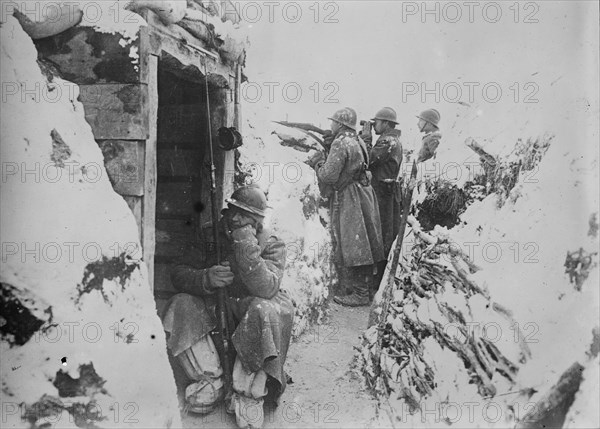 Russians fight in France, between c1915 and 1918. Creator: Bain News Service.