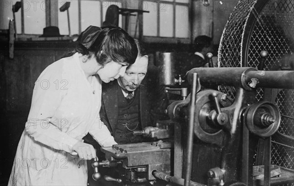 L.C.C. Tech Institute, Munitions Class, May 1917. Creator: Bain News Service.