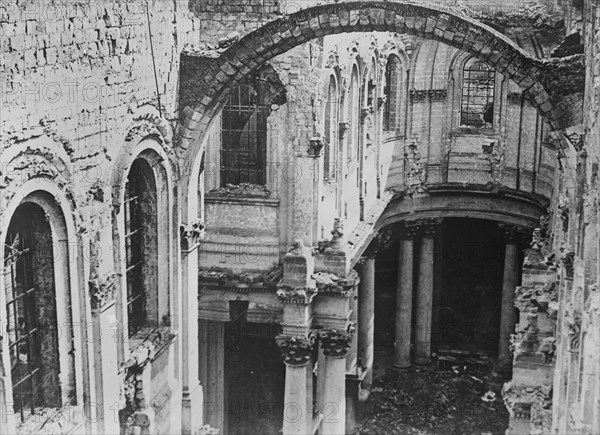 Arras Cathedral, 1917. Creator: Bain News Service.