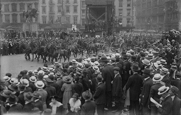 Recruiting Parade, 1917. Creator: Bain News Service.