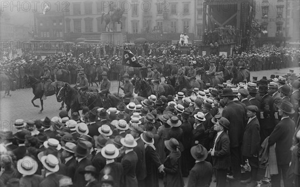 Recruiting Parade, 1917. Creator: Bain News Service.