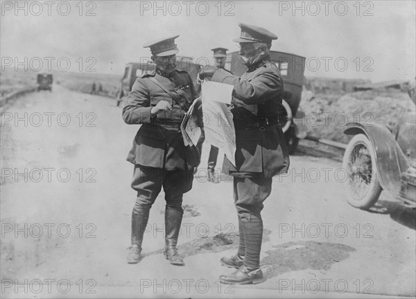 Belgian officers, 1917. Creator: Bain News Service.