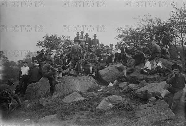 Reading war laws to 12th Regiment, 20 Jul 1917. Creator: Bain News Service.