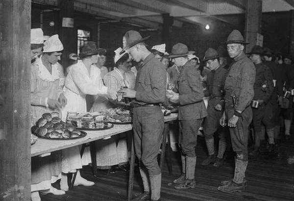 Canteen, 8th Coast Defense, between c1915 and 1918. Creator: Bain News Service.