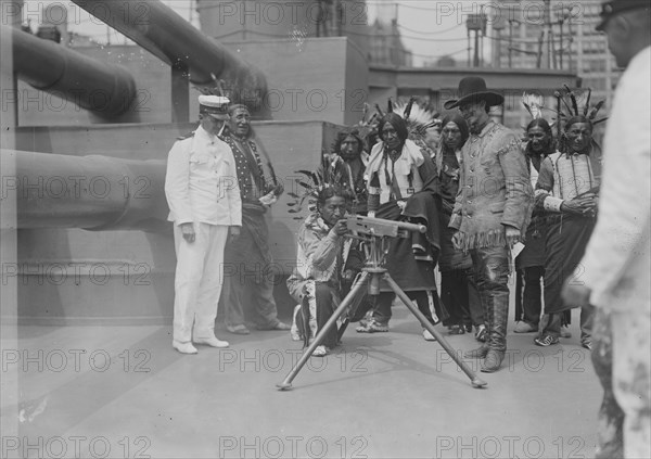 Bald Eagle on U.S.S. Recruit, 28 Jul 1917. Creator: Bain News Service.