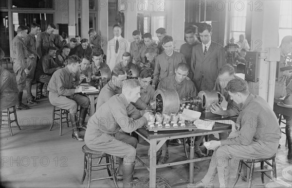 Laboratory, Pratt Institute, Oct 1917. Creator: Bain News Service.