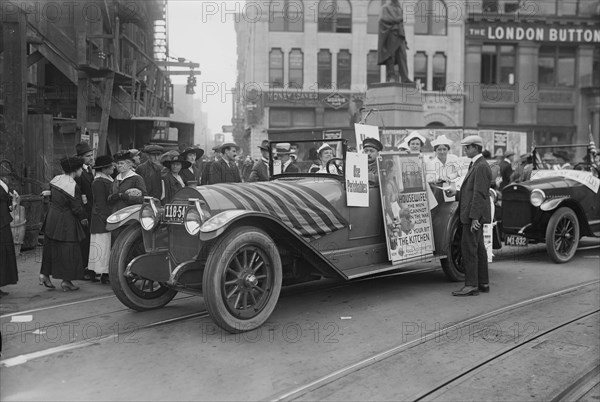 Housewives' League car, 1917. Creator: Bain News Service.